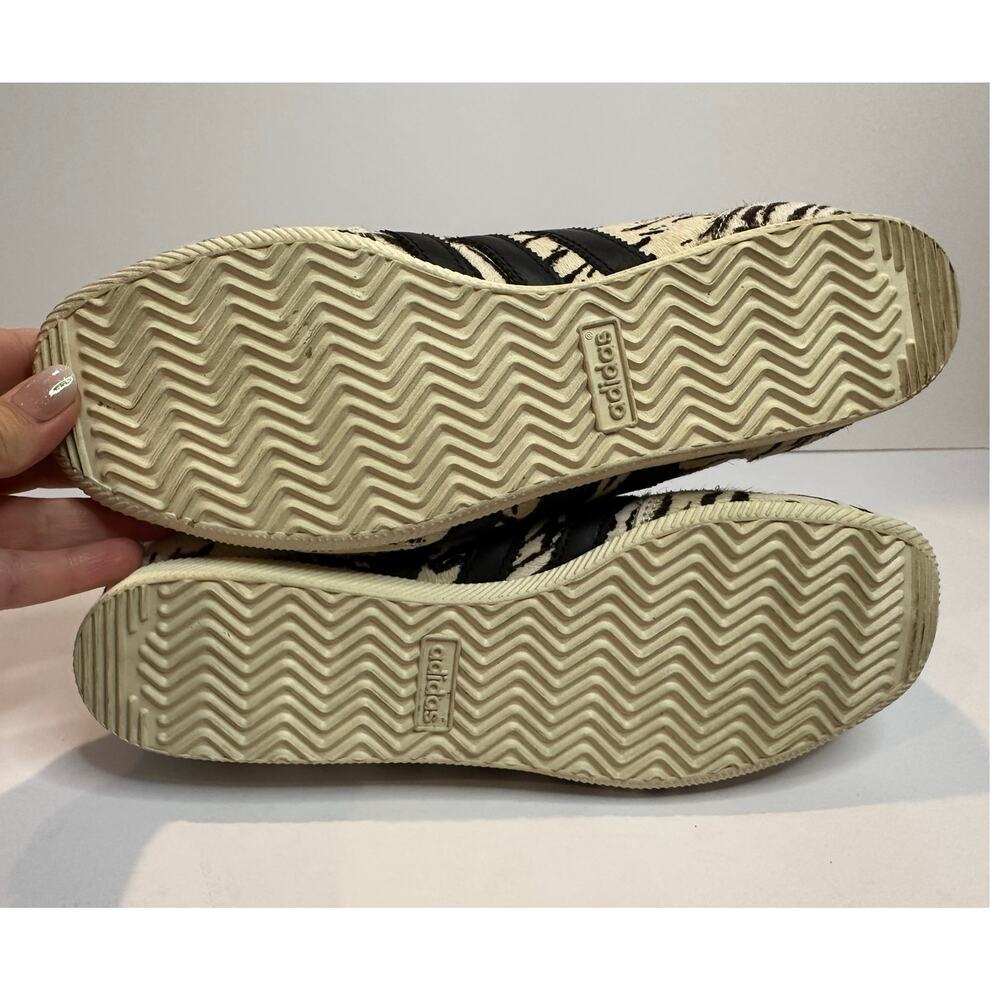 Adidas Originals Japan Pony Hair Sneakers Women’s 9.5 Zebra Print Low Top Shoes - Picture 7 of 10